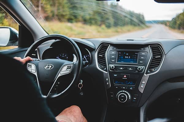 Luxury car interior